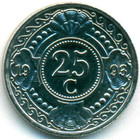 Нидерландские Антилы, 25 центов 1993 год (UNC)