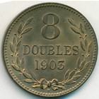 Гернси, 8 дублей 1903 год (UNC)