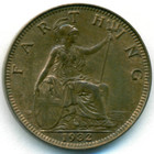 Великобритания, 1 фартинг 1932 год (UNC)