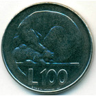 Сан-Марино, 100 лир 1975 год (UNC)