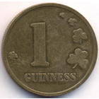 Россия, жетон 1 гиннесс 1999 год