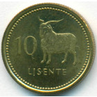 Лесото, 10 лисенте 1998 год (UNC)