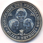 Нидерланды, медаль 1985 год (UNC)