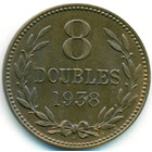 Гернси, 8 дублей 1938 год (AU)