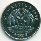 Маврикий, 5 рупий 1992 год (UNC)