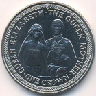 Остров Мэн, 1 крона 1985 год (UNC)