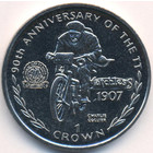 Остров Мэн, 1 крона 1997 год (UNC)