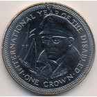 Остров Мэн, 1 крона 1981 год (UNC)