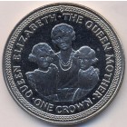 Остров Мэн, 1 крона 1990 год (UNC)