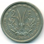 Французская Экваториальная Африка, 2 франка 1948 год (UNC) ПРОБА