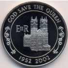 Остров Вознесения, 50 пенсов 2002 год (PROOF)