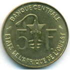 Западно-Африканские Штаты, 5 франков 1972 год (AU)