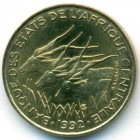 Центральные Африканские Штаты, 5 франков 1992 год (UNC)
