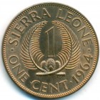 Cьерра-Леоне, 1 цент 1964 год (UNC)