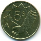 Намибия, 5 долларов 1993 год (UNC)