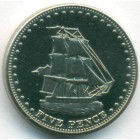Остров Столтнхофф, 5 пенсов 2008 год (UNC)