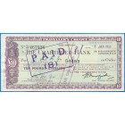 Великобритания (дорожный чек), 10 фунтов 1959 год