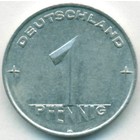 ГДР, 1 пфенниг 1952 год А (AU)