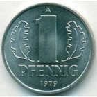ГДР, 1 пфенниг 1979 год (AU)