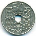 Испания, 50 сентимо 1949 (53) год
