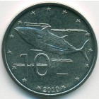 Острова Кука, 10 центов 2010 год (UNC)