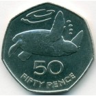 Острова Святой Елены и Вознесения, 50 пенсов 1991 год (UNC)