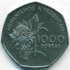 Сан-Томе и Принсипи, 1000 добр 1997 год (UNC)