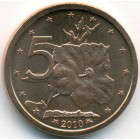 Острова Кука, 5 центов 2010 год (UNC)