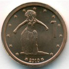 Острова Кука, 1 цент 2010 год (UNC)