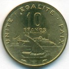 Джибути, 10 франков 1983 год (UNC)