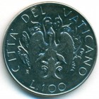 Ватикан, 100 лир 1989 год (UNC)