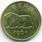 Руанда-Бурунди, 1 франк 1961 год (UNC)
