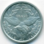Новая Каледония, 1 франк 1973 год (UNC)