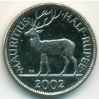 Маврикий, 1/2 рупии 2002 год (UNC)