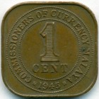 Малайя, 1 цент 1945 год (AU)