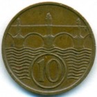 Чехословакия, 10 геллеров 1937 год