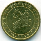 Монако, 10 евроцентов 2002 год (AU)