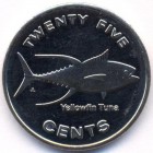 Федеративные Штаты Микронезии, 25 центов 2012 год (UNC)