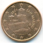 Сан-Марино, 5 евроцентов 2006 год (UNC)