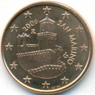 Сан-Марино, 5 евроцентов 2006 год (UNC)