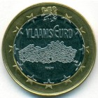 Фландрия, 1 евро 2010 год (UNC)