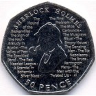 Великобритания, 50 пенсов 2019 год (AU)