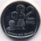 ЮАР, 2 рэнда 2019 год (UNC)