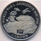 Остров Мэн, 1 крона 1999 год (UNC)