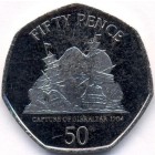 Гибралтар, 50 пенсов 2010 год (UNC)