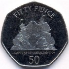 Гибралтар, 50 пенсов 2010 год (UNC)