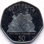 Гибралтар, 50 пенсов 2010 год (UNC)