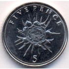 Гибралтар, 5 пенсов 2016 год (UNC)