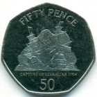 Гибралтар, 50 пенсов 2010 год (UNC)