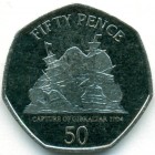 Гибралтар, 50 пенсов 2010 год (UNC)